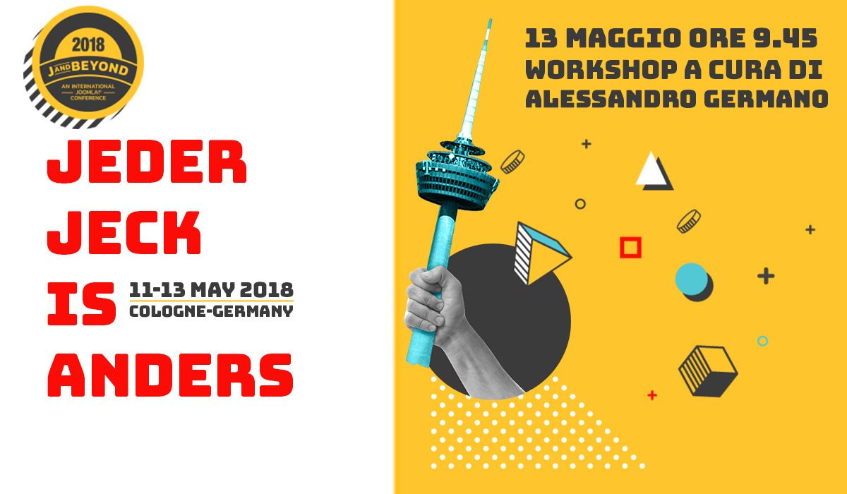 J and Beyond 2018 | An International Joomla! Conference - Mai 10 - 13, 2018, Cologne, Germany