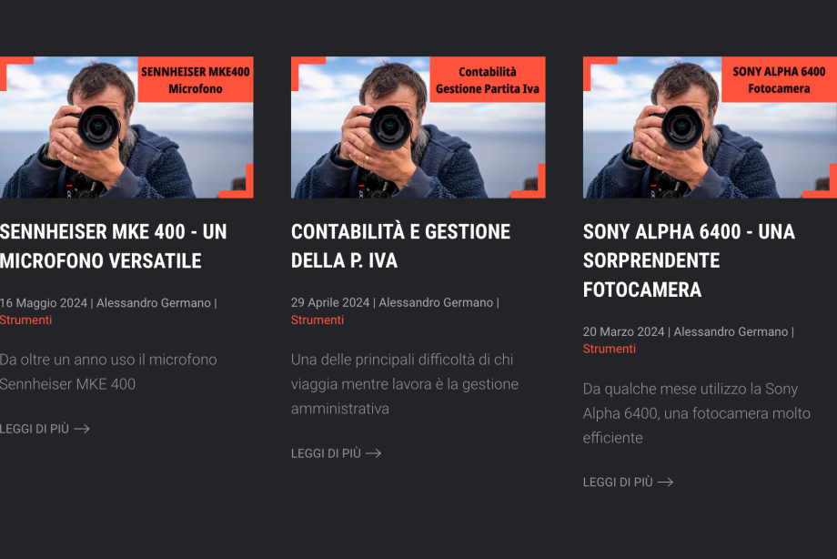 Immagine della categoria "Strumenti" del blog di Alessandro Germano, in cui vengono condivisi pareri su strumenti, software e servizi utili