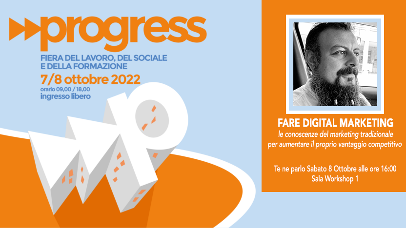 Alessandro Germano alla fiera Progress di Lanciano - 8 Ottobre 2022